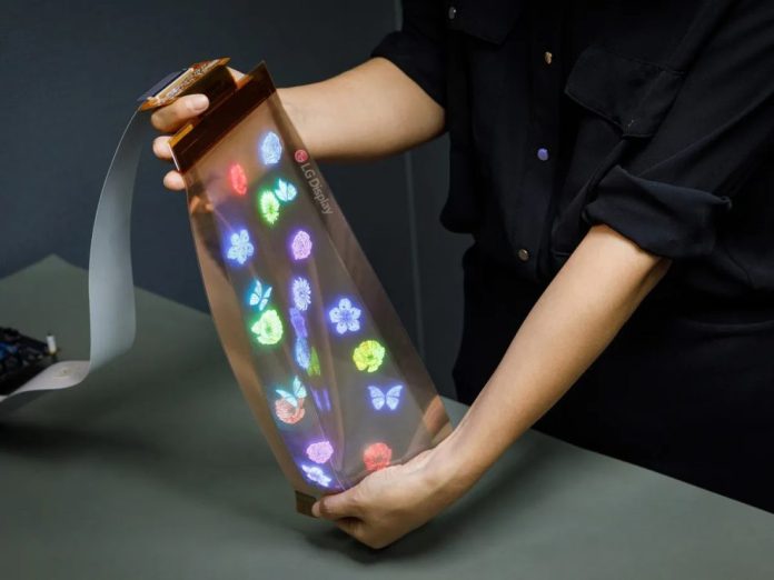 LG Unveils Its First Stretchable Display With 20% Stretch Capability