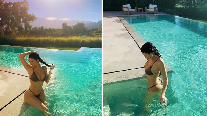 Kylie Jenner Is Enjoying Her Staycation in Bikini