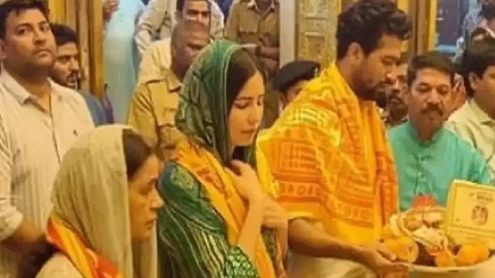 Katrina Kaif reached Siddhivinayak temple amid pregnancy rumours, took blessings with husband Vicky Kaushal